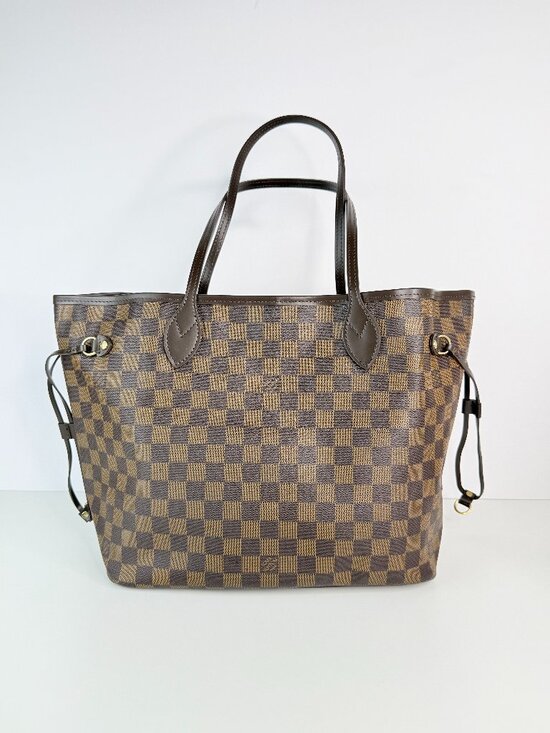 Louis Vuitton Handbags - louis vuitton neverfull damier ebene